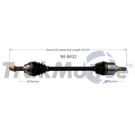 Surtrack Axle Cv Axle Shaft, Ni-8432 NI-8432
